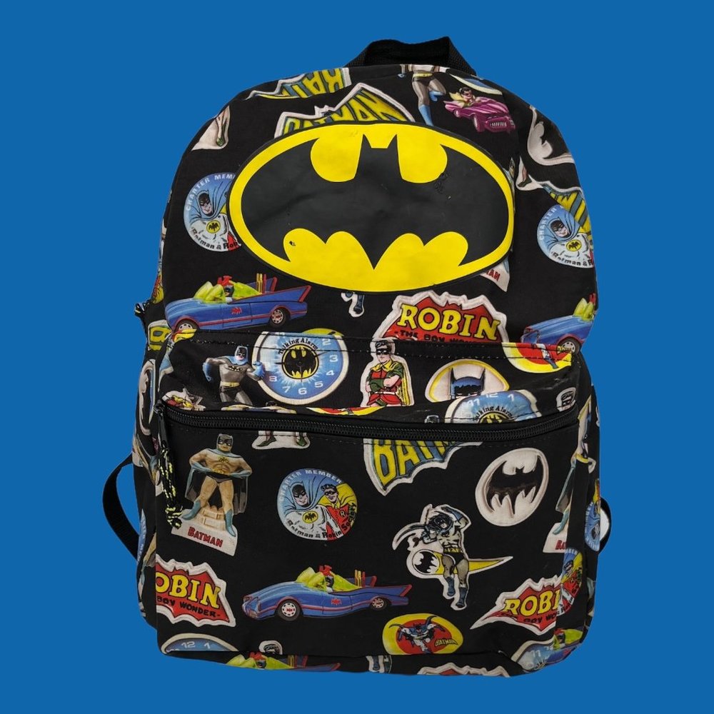 Batman & Robin The Boy Wonder AOP Backpack Preowned